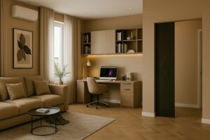 Ușa glisantă cu mecanism ascuns Terno Scorrevoli: Eleganță și minimalism în designul interior cu sistemul Magic