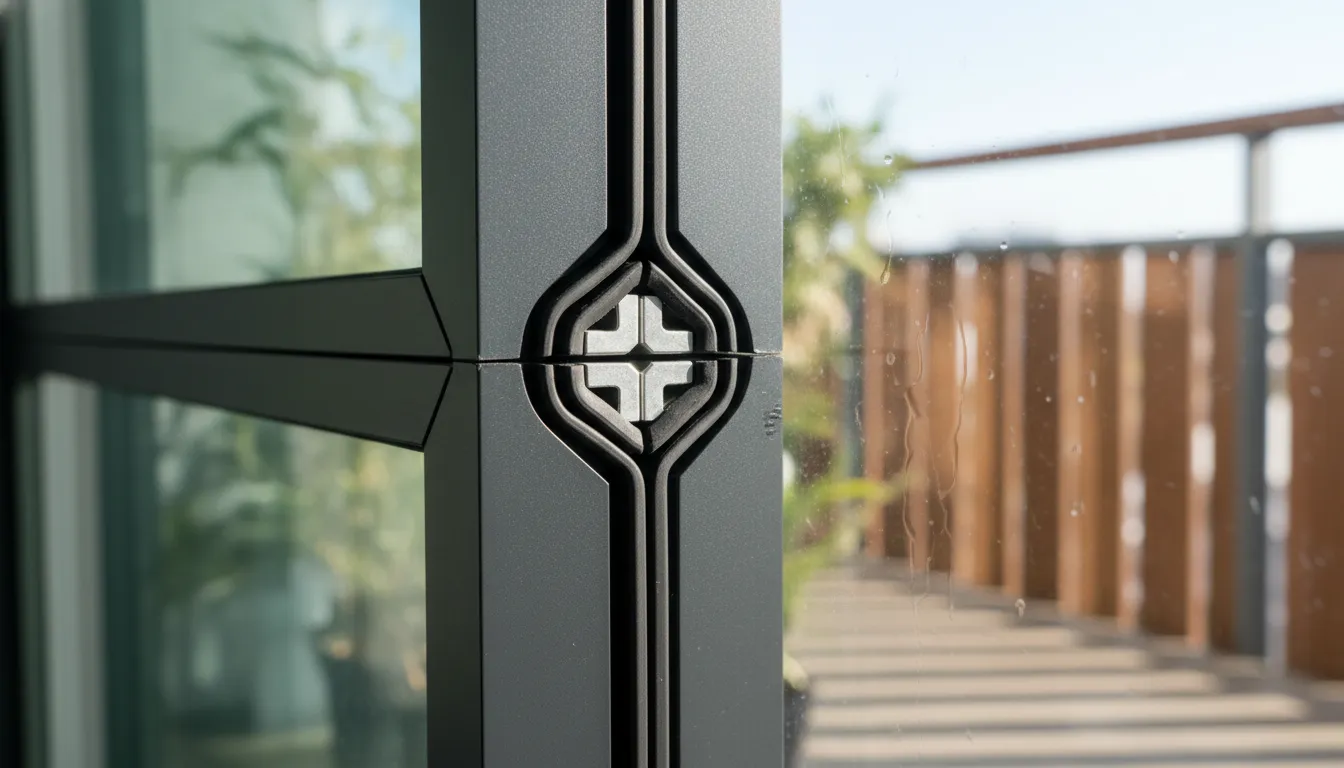 Profil de terasă ce combină termopan cu sticlă securizată